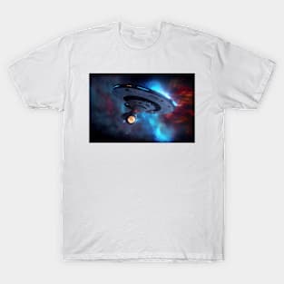 Enterprise at warp T-Shirt